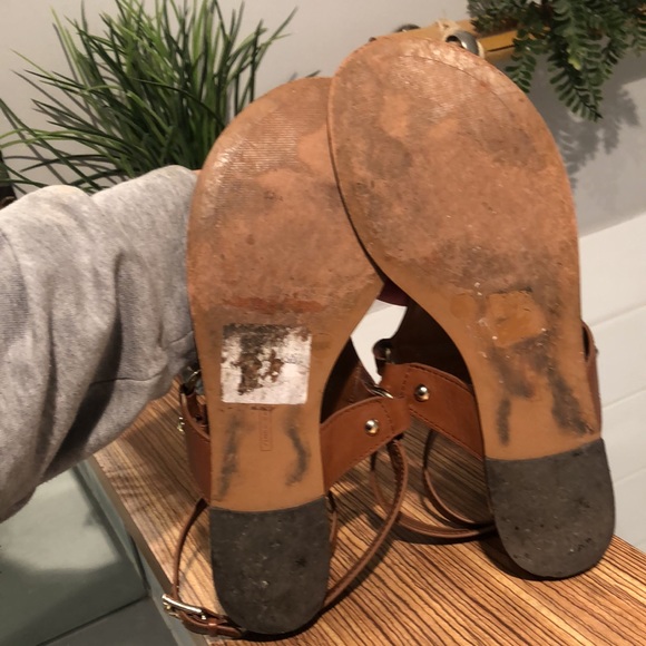 VINCE CAMUTO Adalina Ankle Strap Sandals genuine leather Size 9.5 - Picture 6 of 8